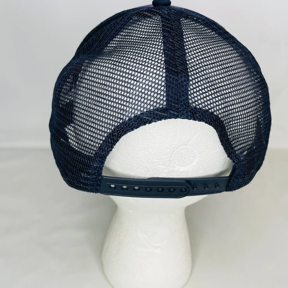 Alaska Moose Navy Trucker Style Snapback Hat‎ Cap Vintage Souvenir ACE