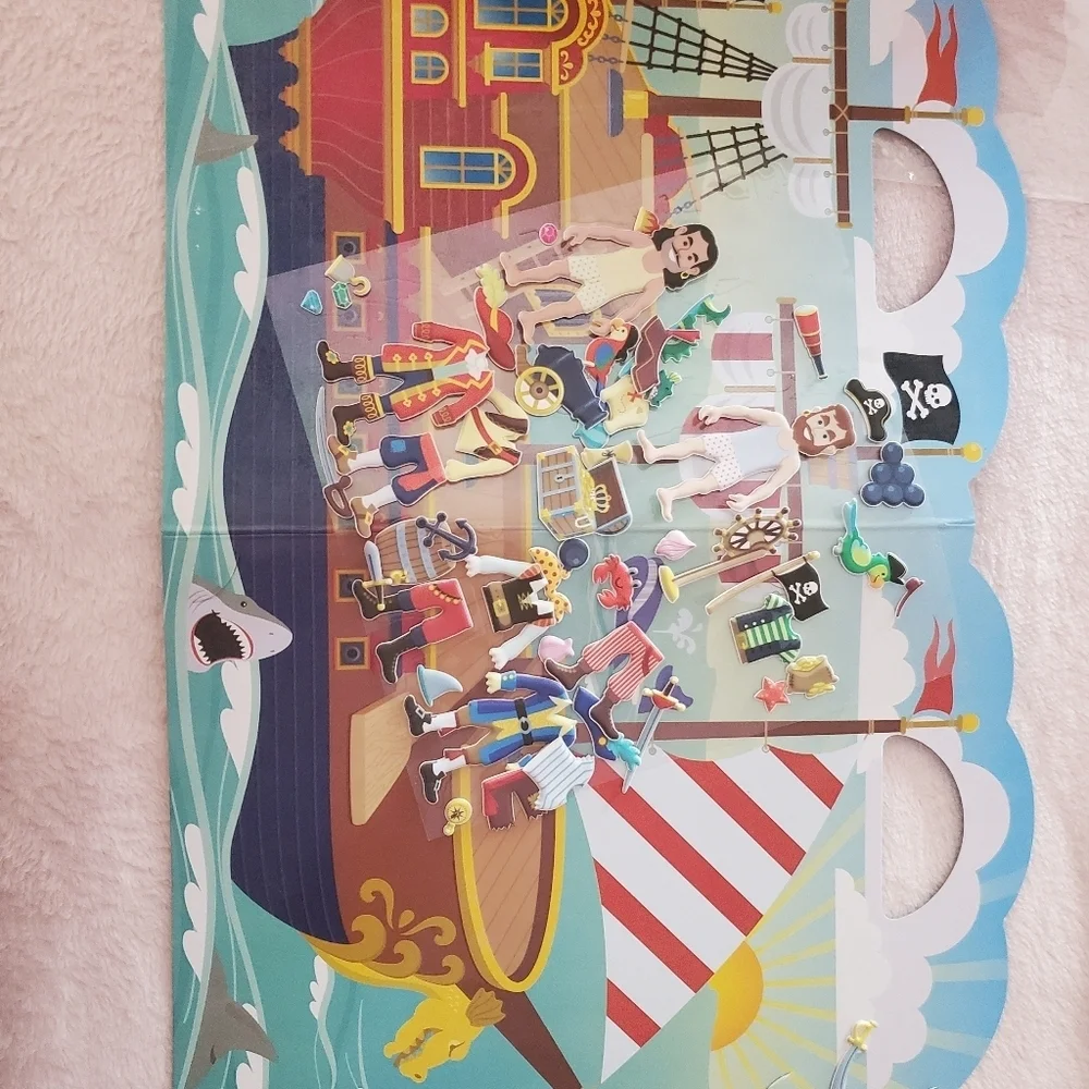 Vintage pirate sticker