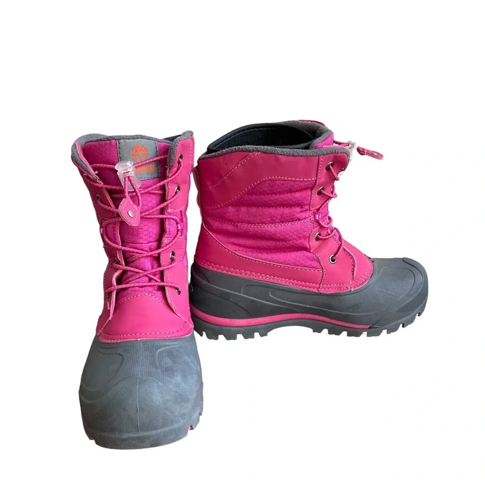 Northside Pink & Gray  Fuchsia/ Coral 3M Thinsulate Insulation Snow/Winter Boots