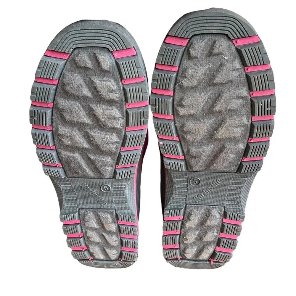 Northside Pink & Gray  Fuchsia/ Coral 3M Thinsulate Insulation Snow/Winter Boots