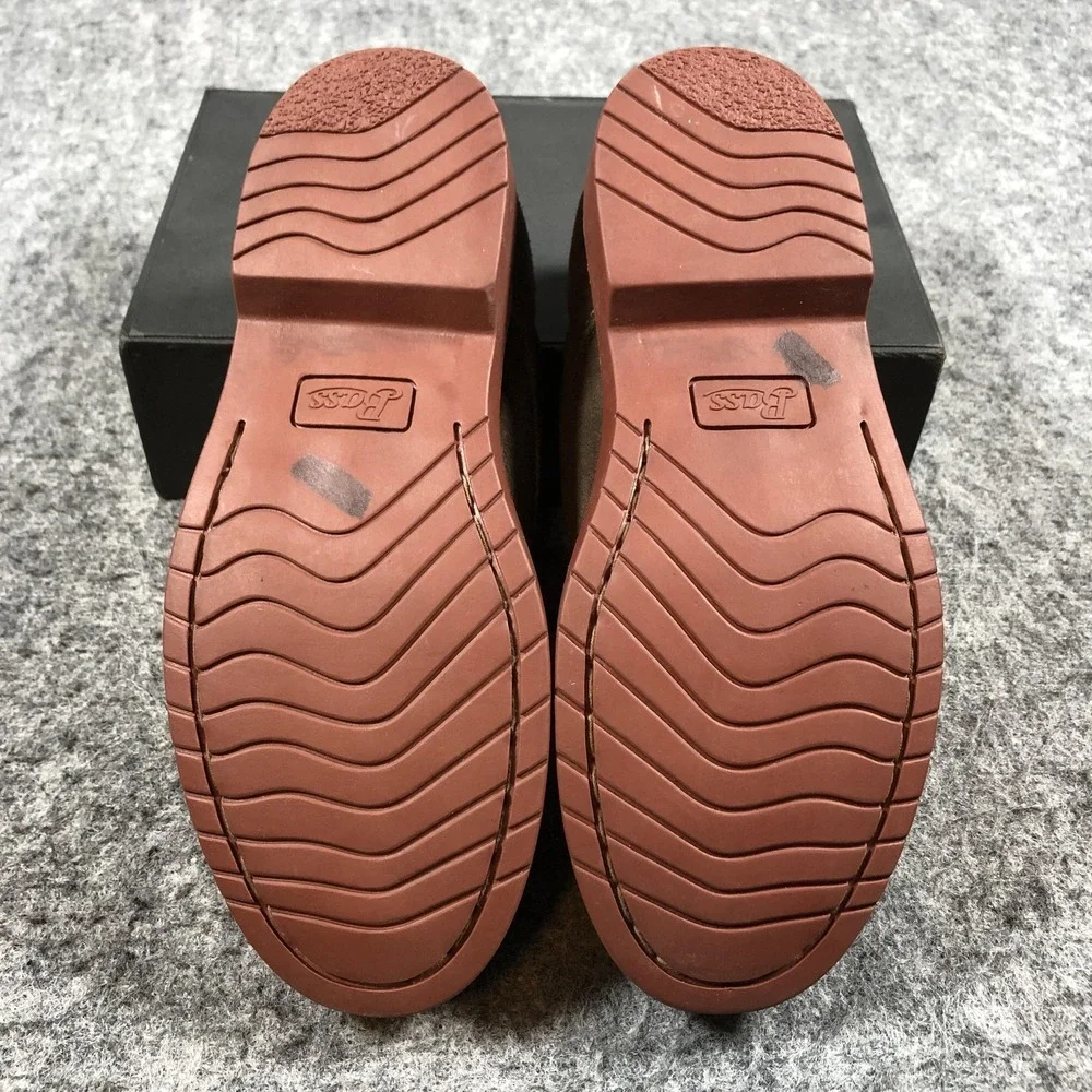 GH Bass Boys 4 Brown Suede Derby Dress Shoes Junior 2 0402-6939-211