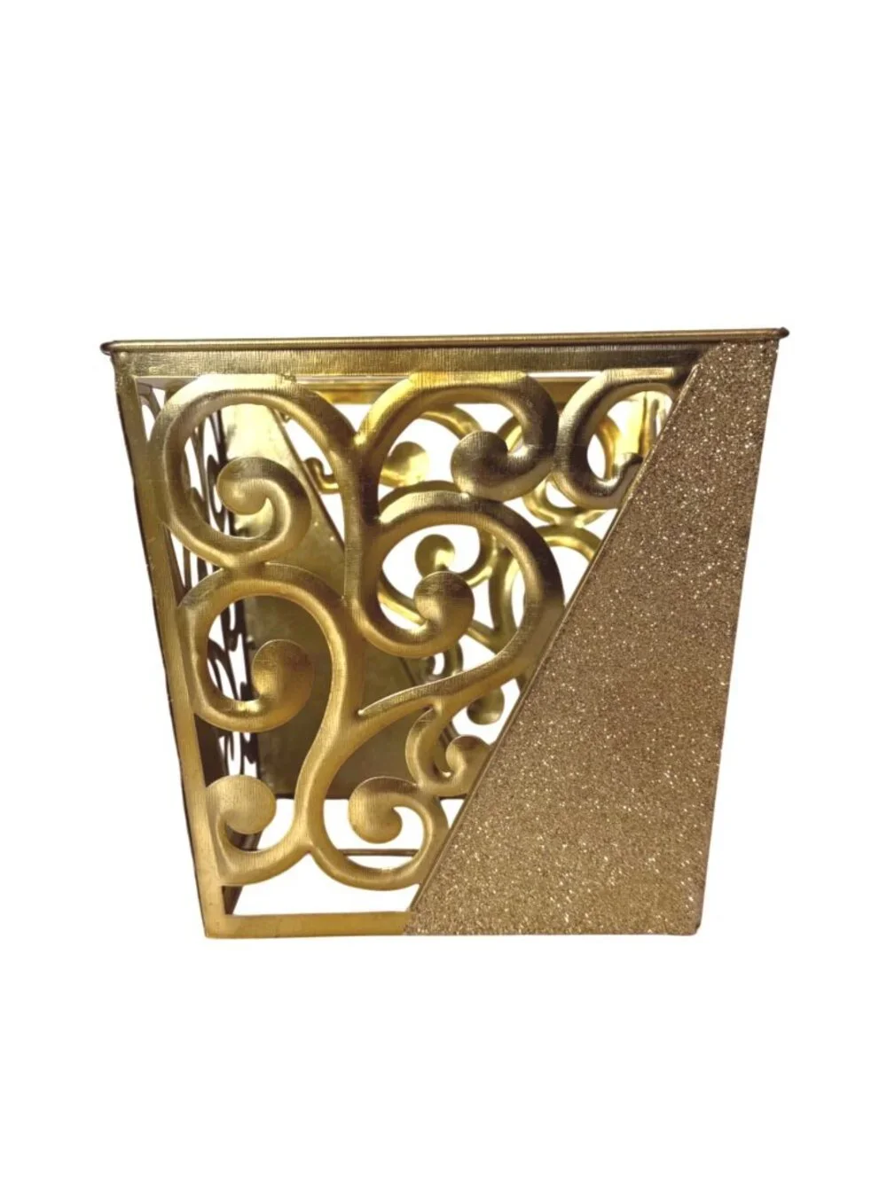 Decorative gold metal