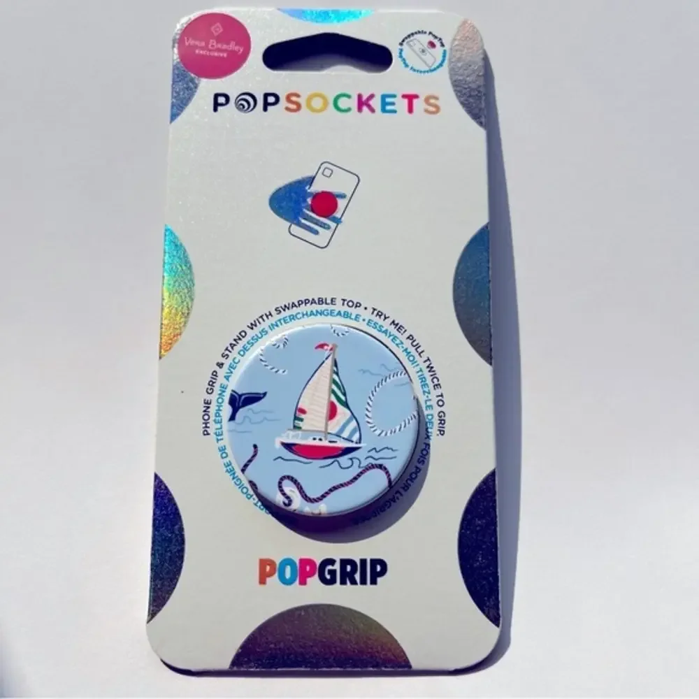 PopSocket PopGrip‎ Vera Bradley Really Regatta, Sailboat