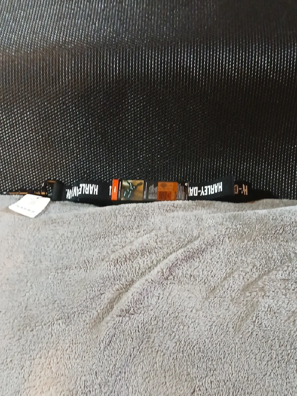 NWT Harley-Davidson Black and Orange Branded Dog Leash