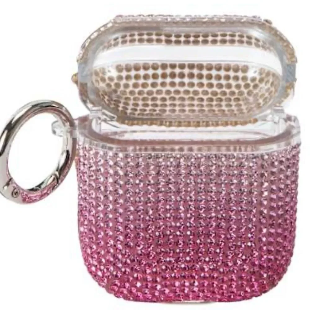 🛍️Pink Rhinestone AirPods Bling Case for AirPods Gen1/2 💥