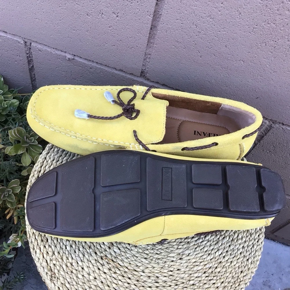 Alfani yellow leather