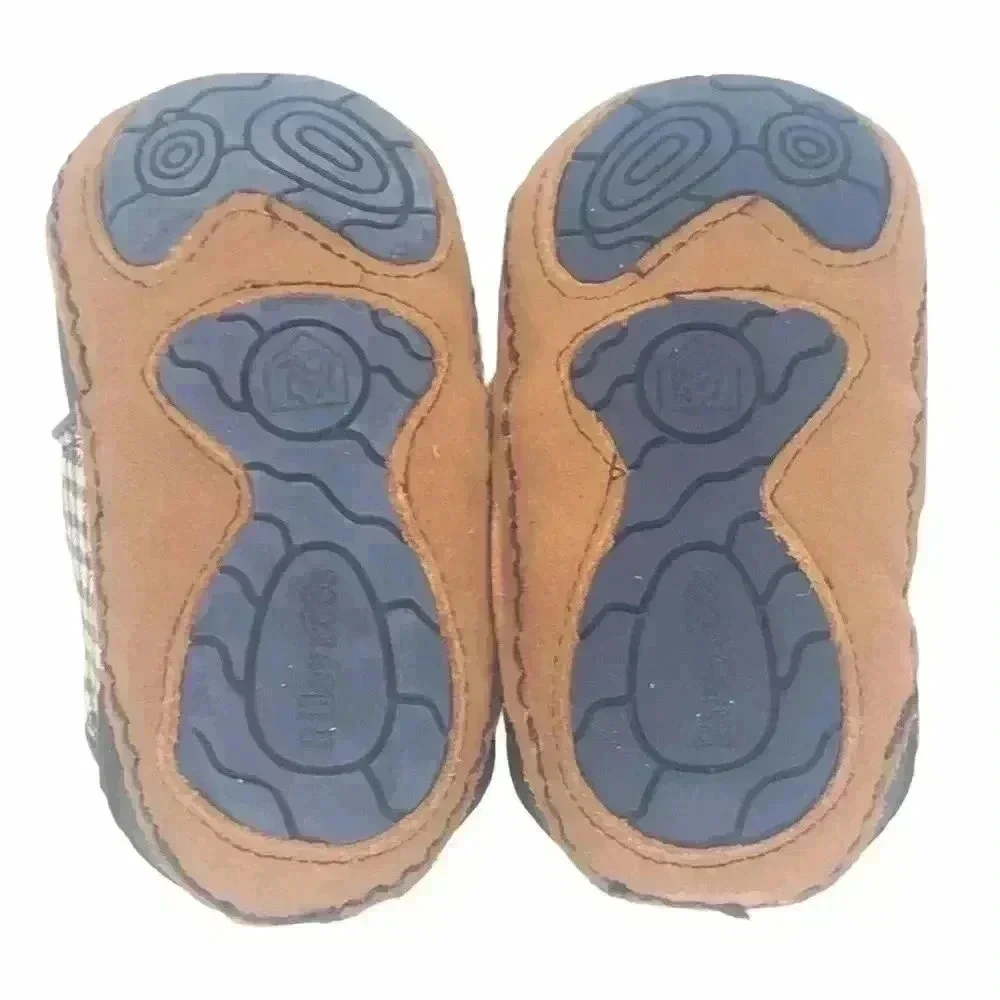 RILEYROOS RAVE DESERT SNEAKERS BABY SHOES 6-12 MONTHS LEATHER NEW IN BOX