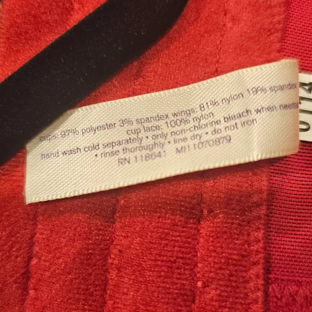 Cacique red satin