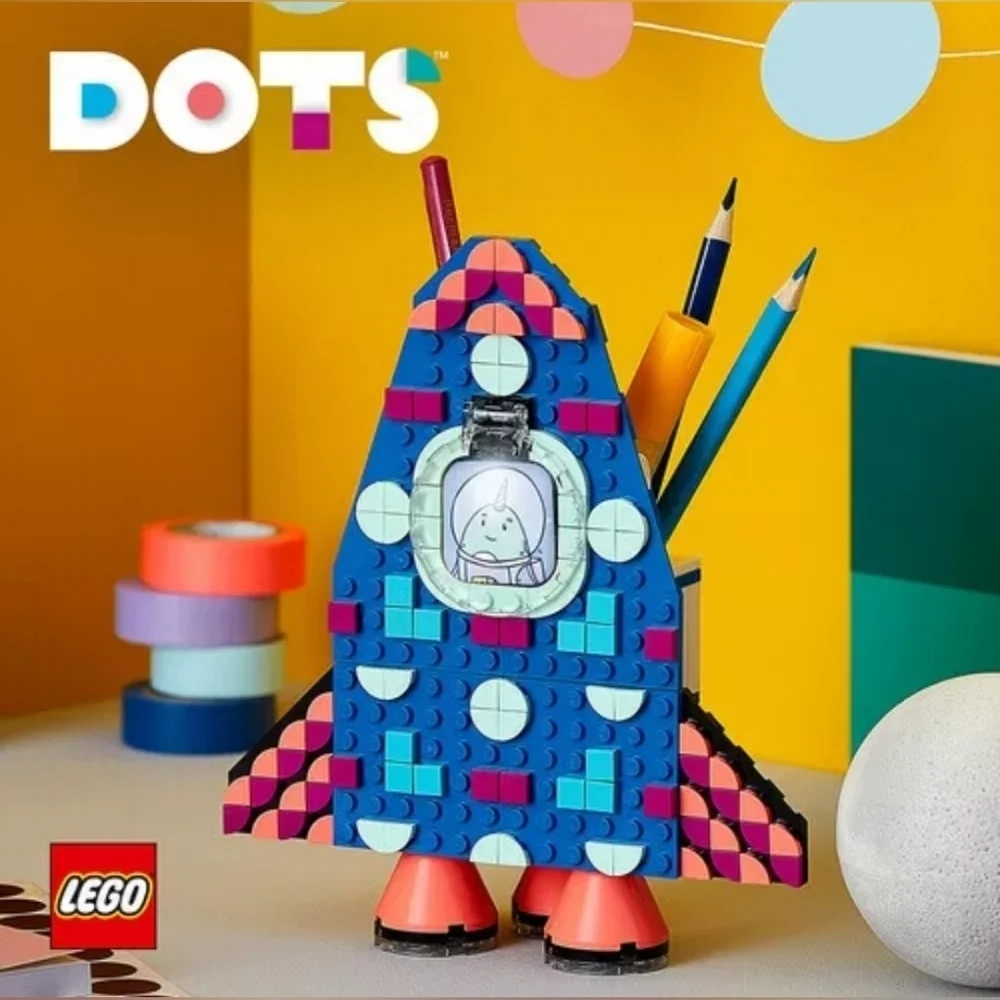 LEGO® DOTS Space Ship Pencil Holder 41936 [New Toy] Brick Rocket Kids Retired