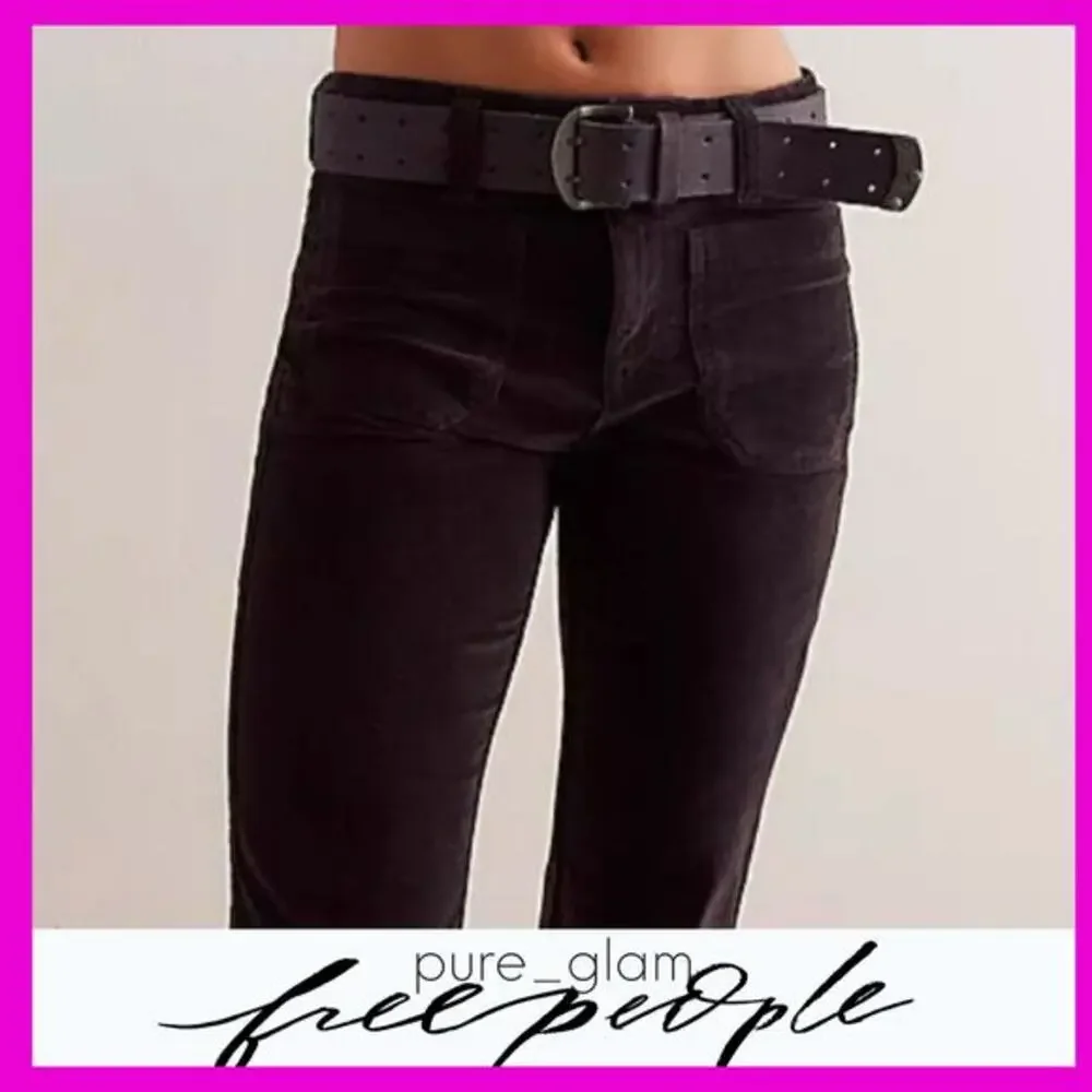 Free People corduroy pants cropped