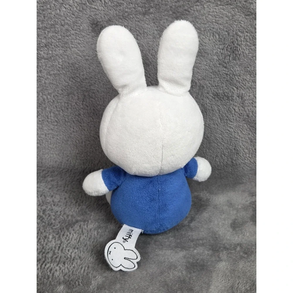 Miffy Classic Blue Shirt Plush Stuffed Animal - 12