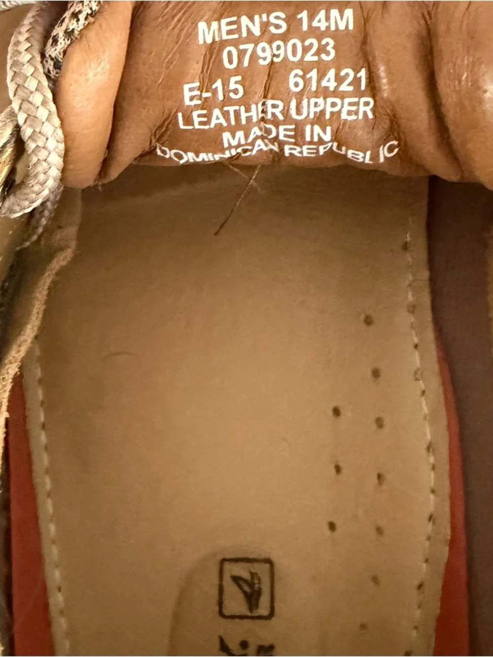 Sperry Top Sider Billfish 3-Eye Boat Shoes Light Brown Leather Loafers