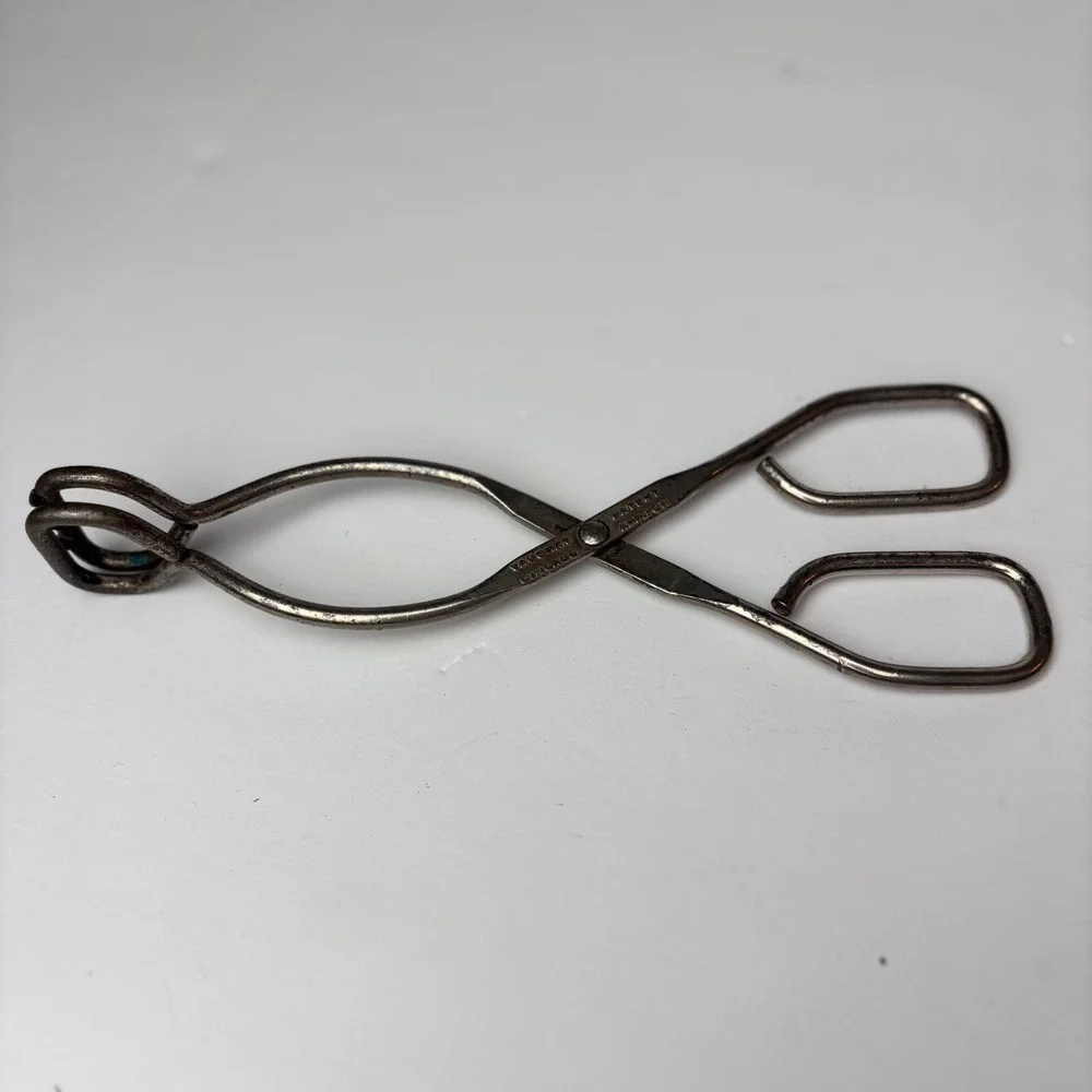 Vintage Vaughan Chicago Vintage Metal Scissor Tong Cottage‎ Core