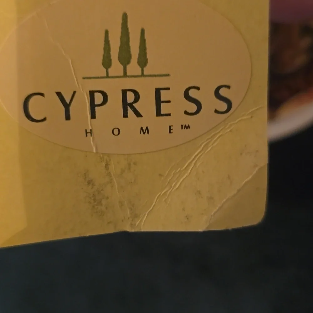 New Cypress Home Cream Brown Rust‎ Autumn Earthtones Floral Toothbrush Holder