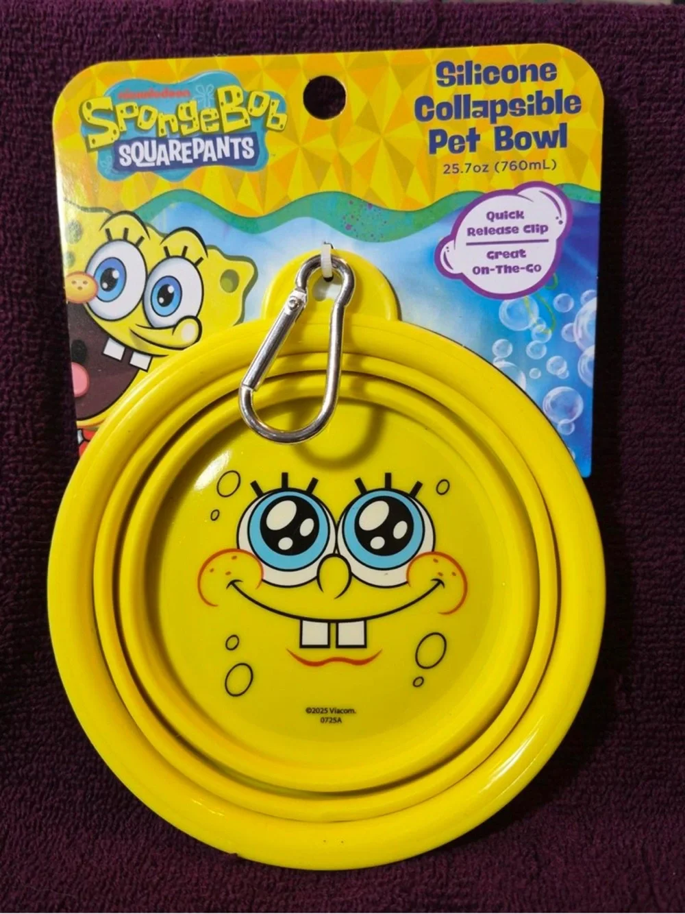 SpongeBob Squarepants collapsible silicone