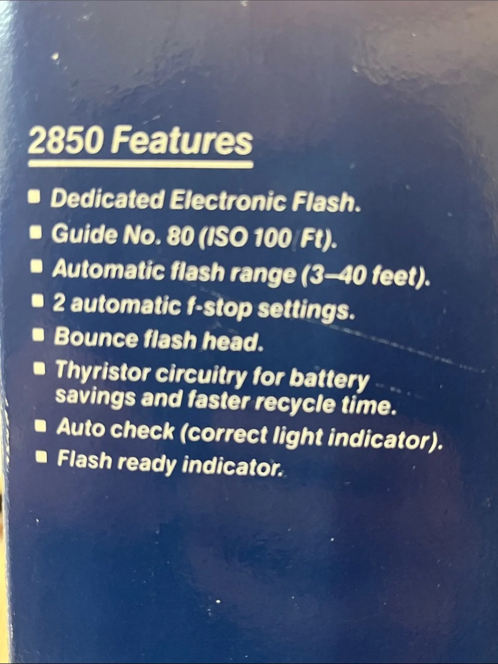 Vivitar 2850 Dedicated Electronic Flash, Vintage