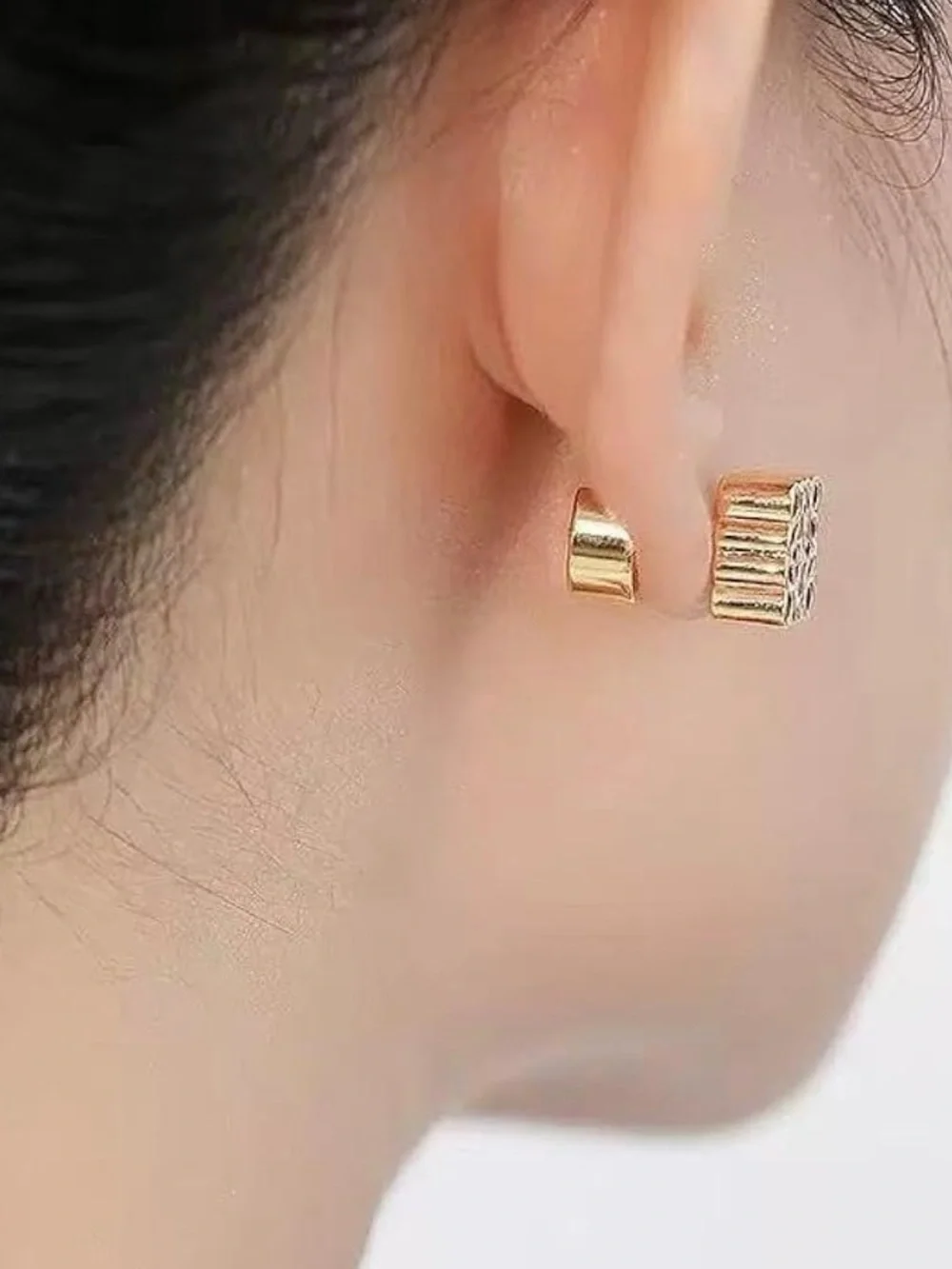 LOEWE Square Stud Earrings