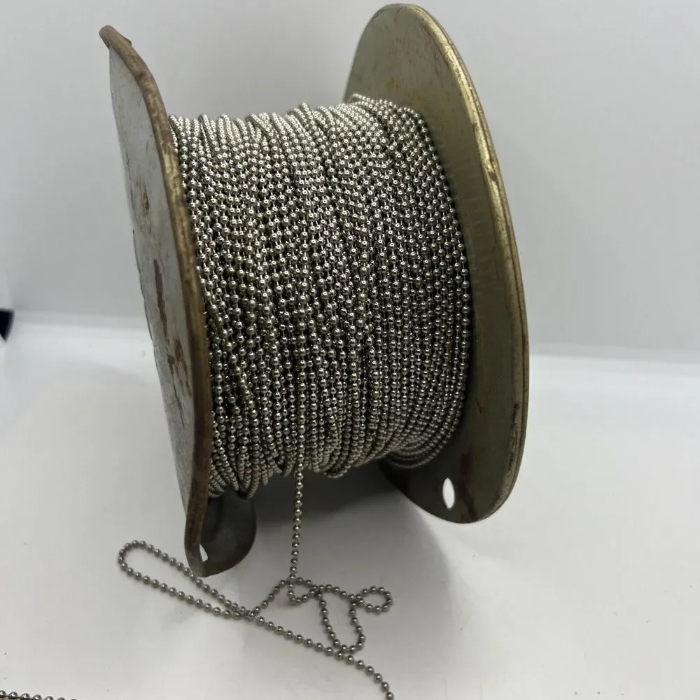 Vintage Metal Roll‎ Of Keychain Chain