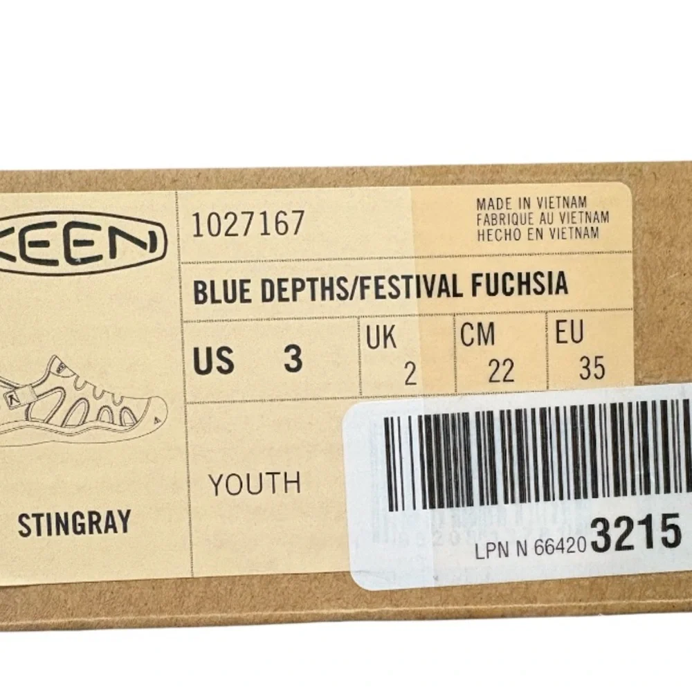 Keen straps toe