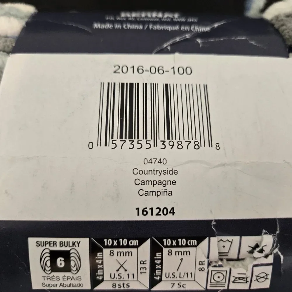 Bernat blanket yarn