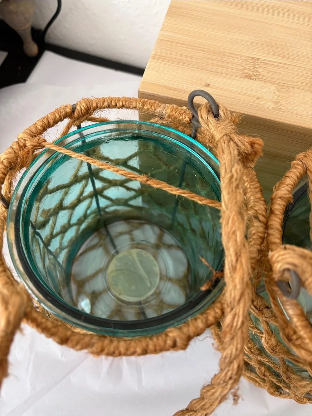 Home Essentials aqua glass