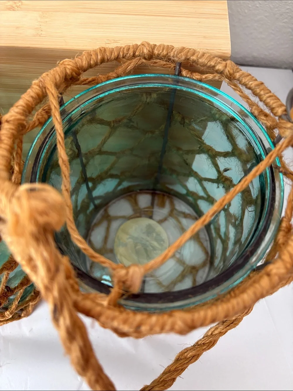 Home Essentials aqua glass