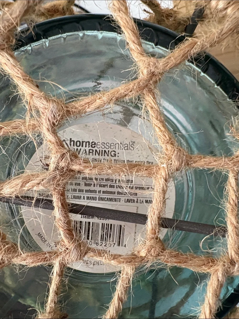 Home Essentials aqua glass
