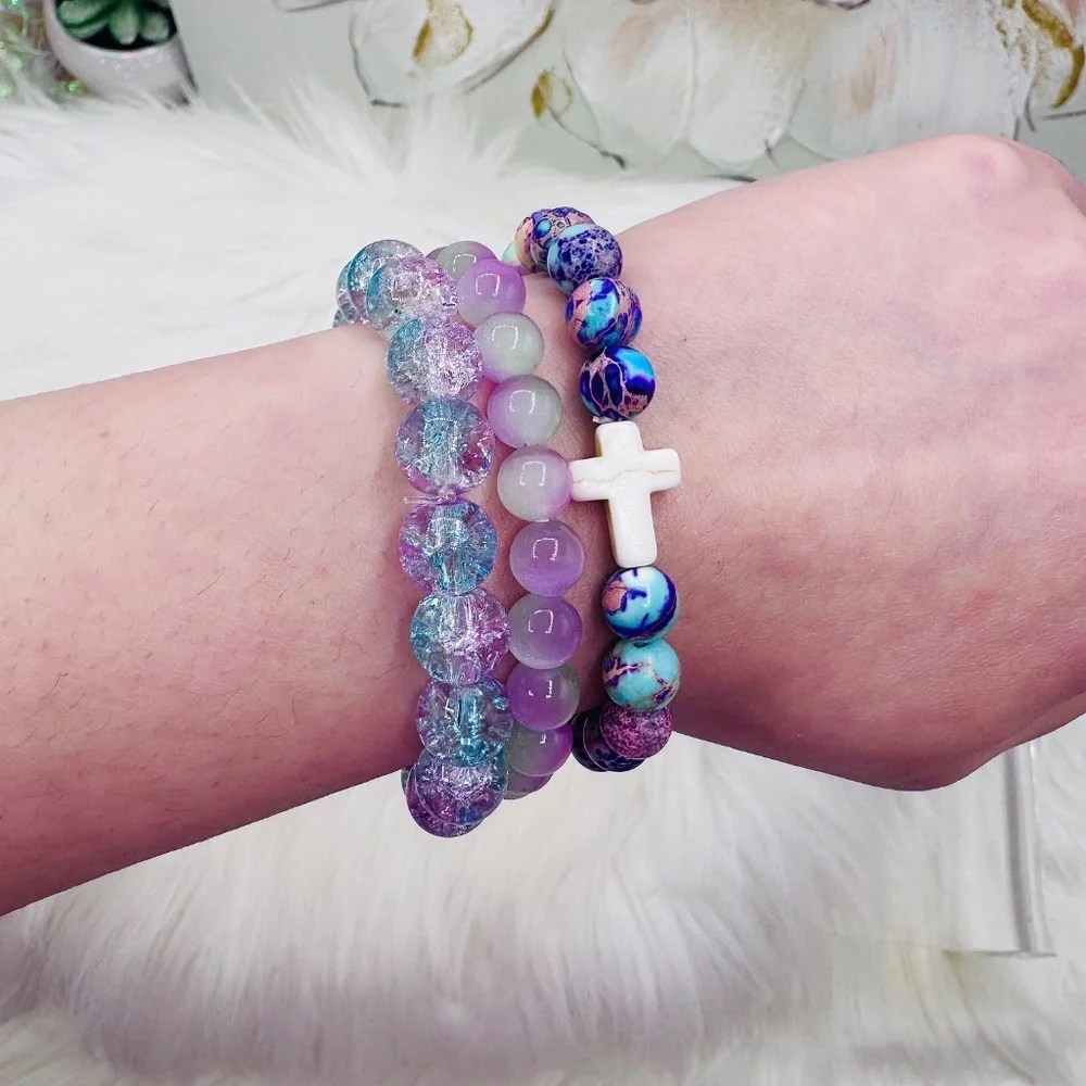 N/A vibrant beaded