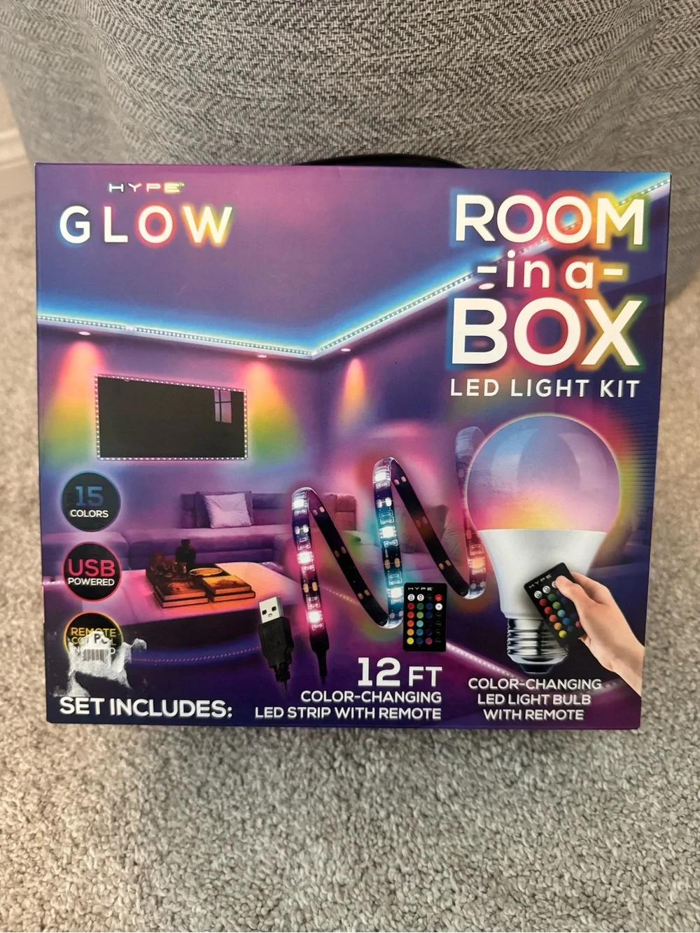 Hype glow room