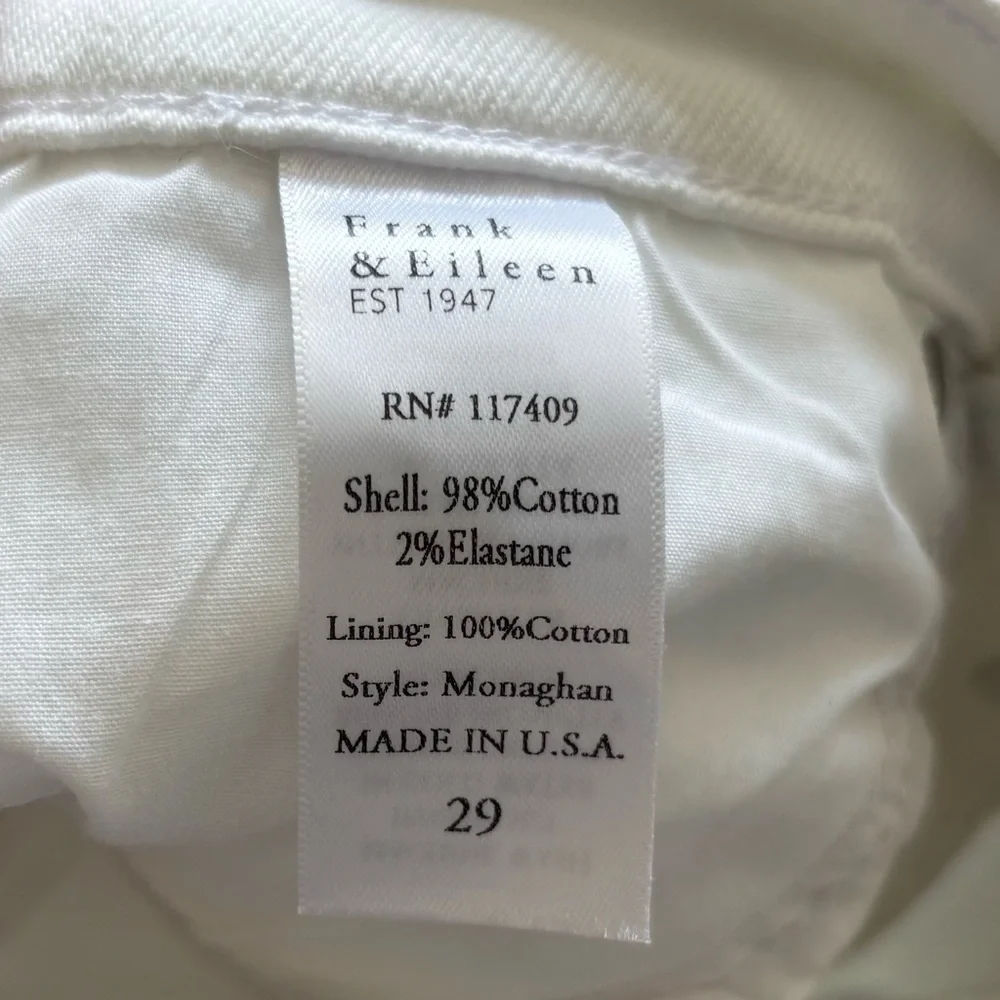 Frank & Eileen elegant white