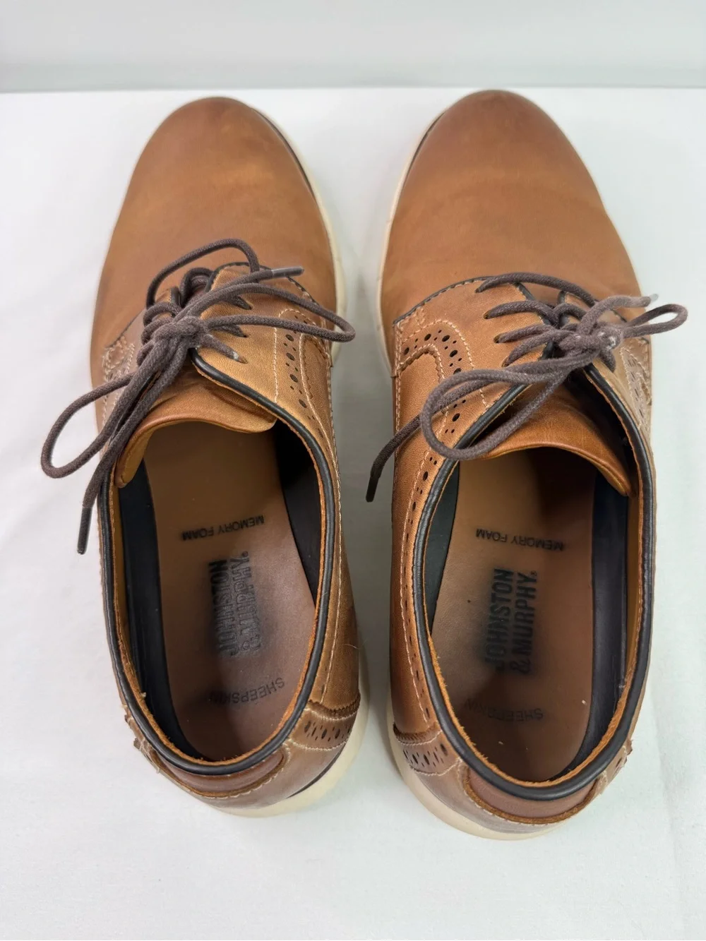 Johnston & Murphy smooth tan