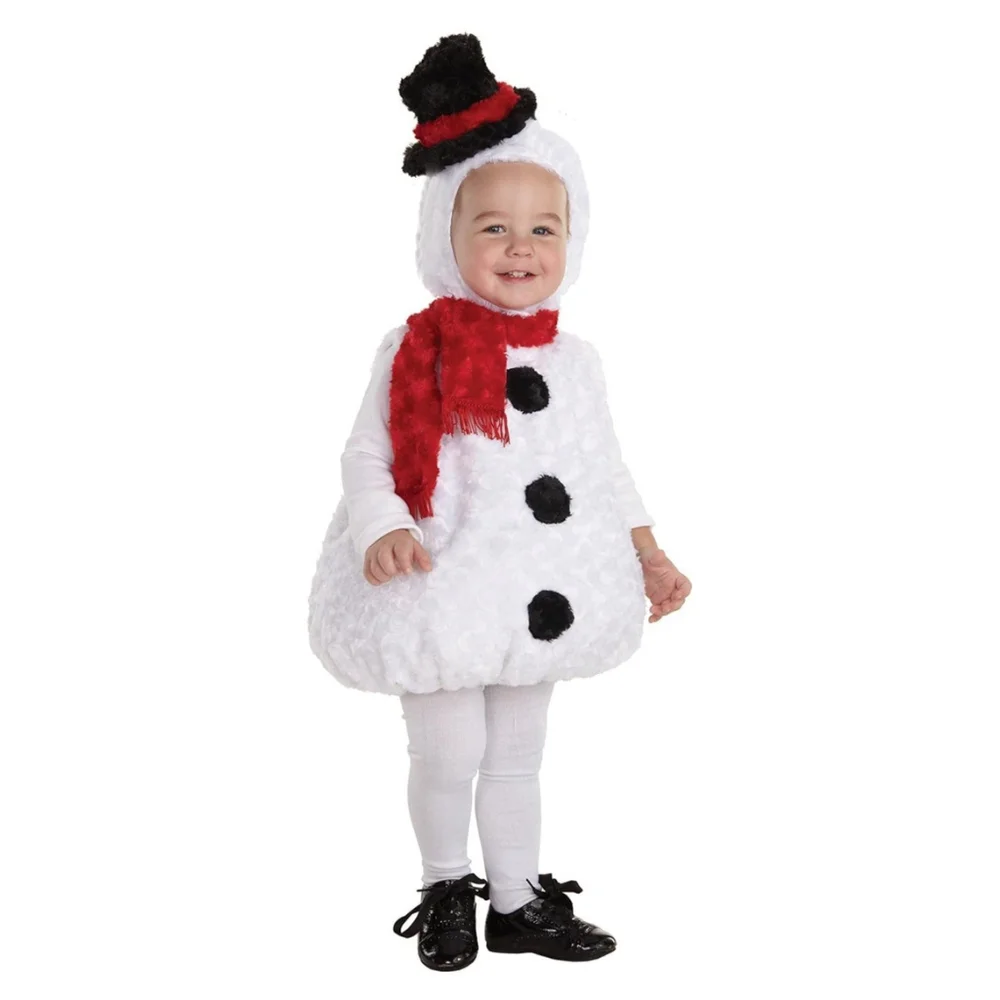 Belly Babies Snowman Plush Costume Child Toddler 18-24 Months Unisex Halloween