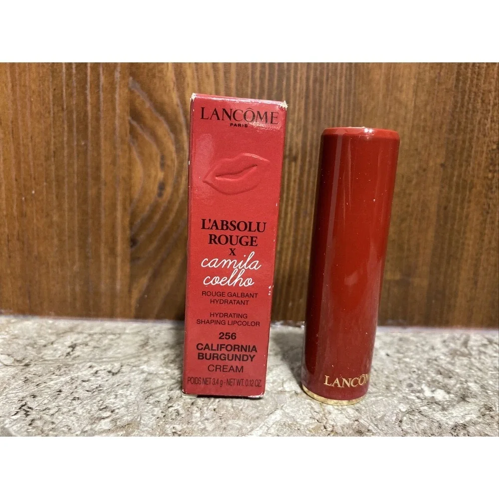 lancome labsolu camila coelho # 256 California Burgundy Cream Shaping Lipstick‎