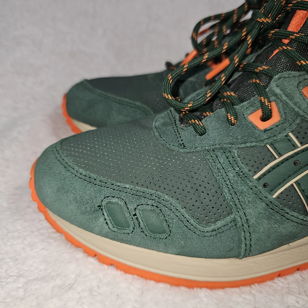 ASICS Gel Lyte III Green and Orange Men's Shoes