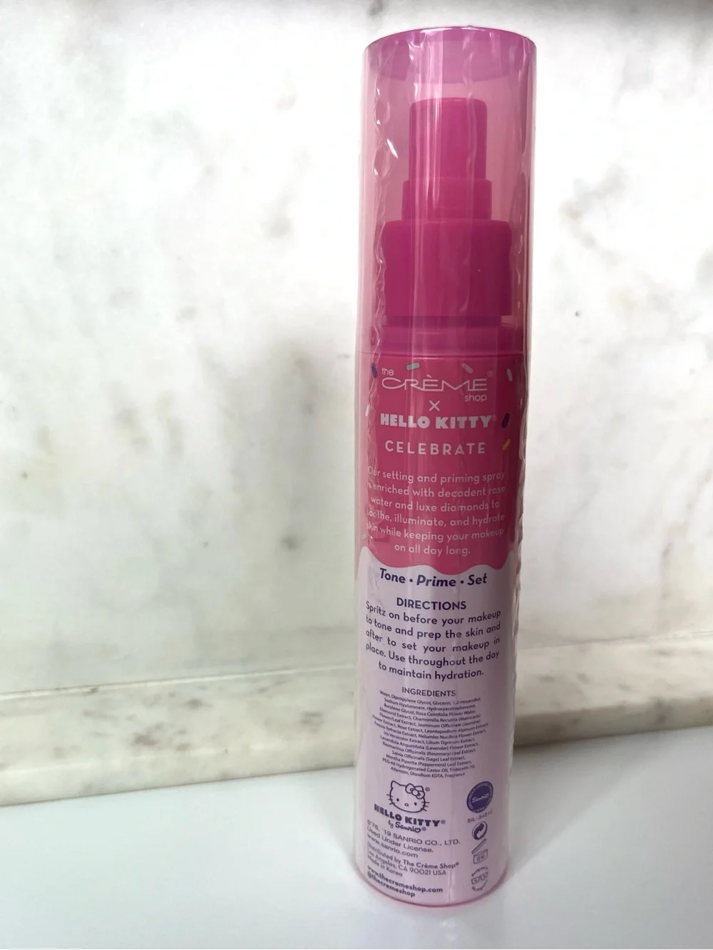 The Creme Shop Korean Skincare, Hello Kitty Setting & Priming Spray NWT