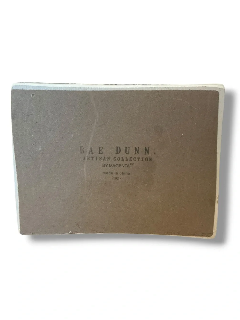 Rae Dunn White 'IMPORTANT' Three-Slot Desk Organizer