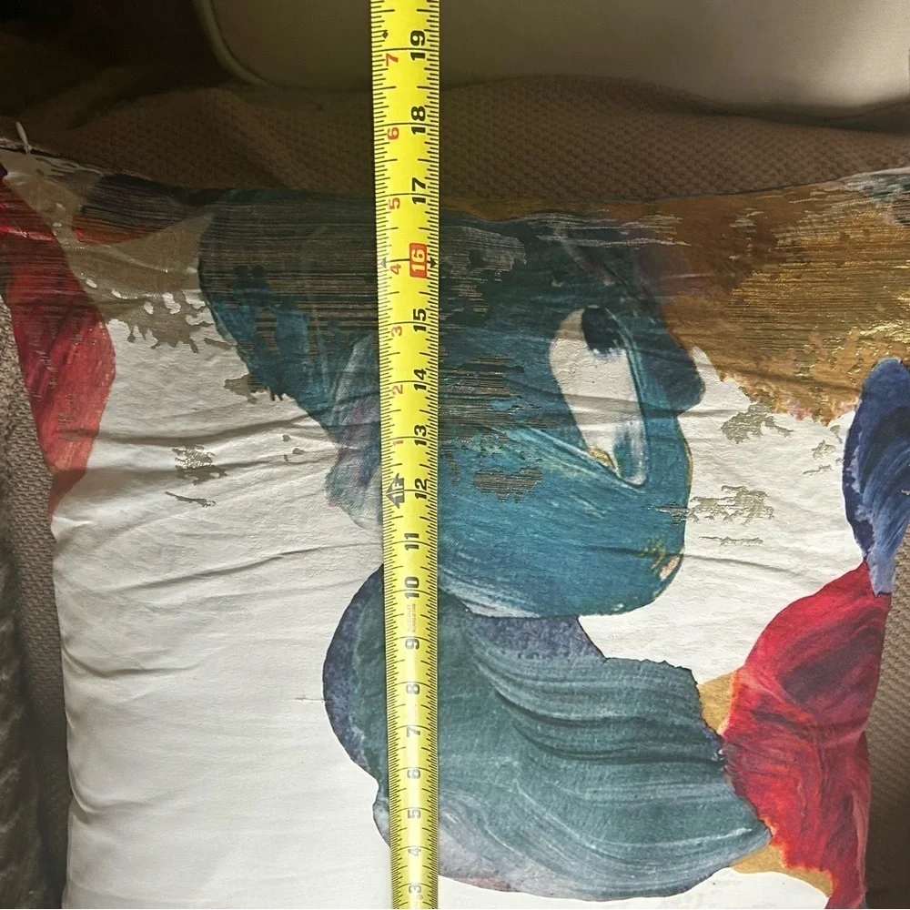 West Elm cotton insert metallic