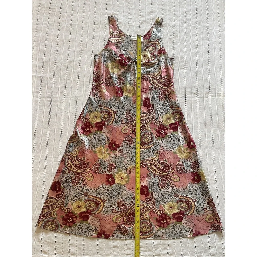 Delicates Satin Slip Nightgown‎ With Matching Robe. Medium. Pajama Set.