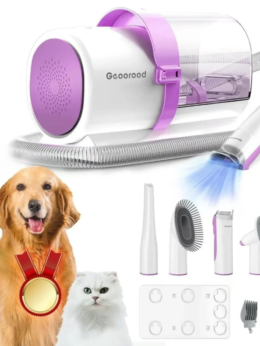 NEW DOG Grooming Kit, Dog Vacuum Brush for Shedding Grooming