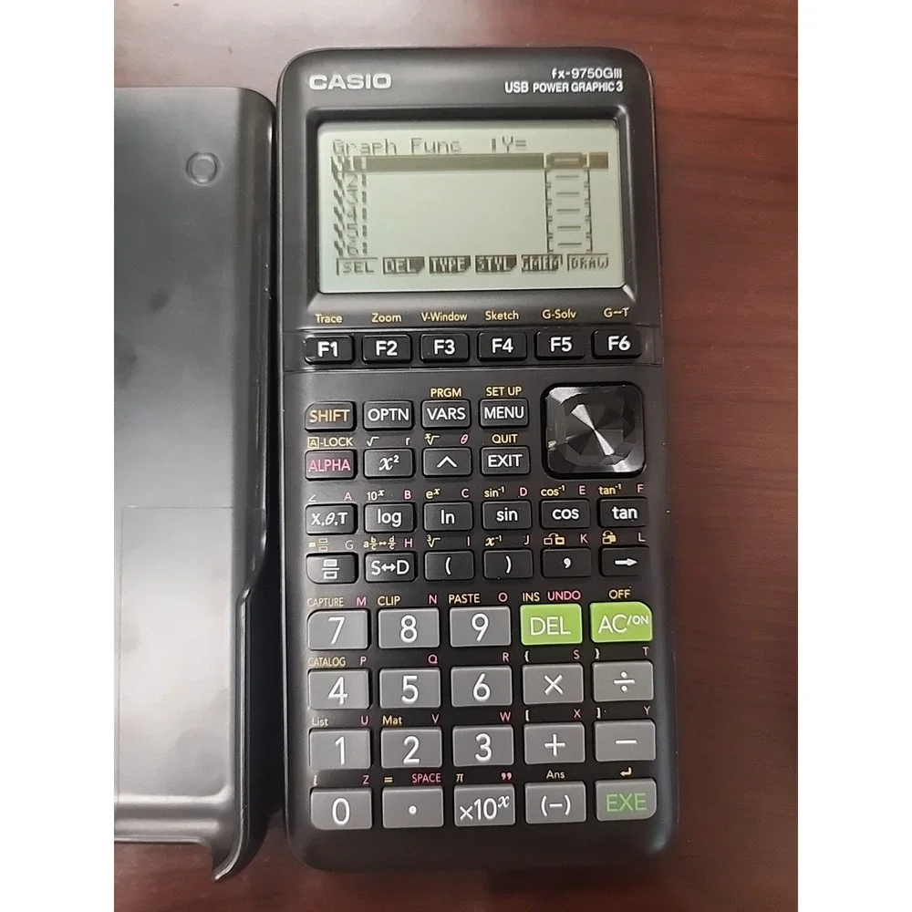 Casio FX-9750GII USB POWER GRAPHIC 3- TESTED WORKS.‎ NEW BATTERIES