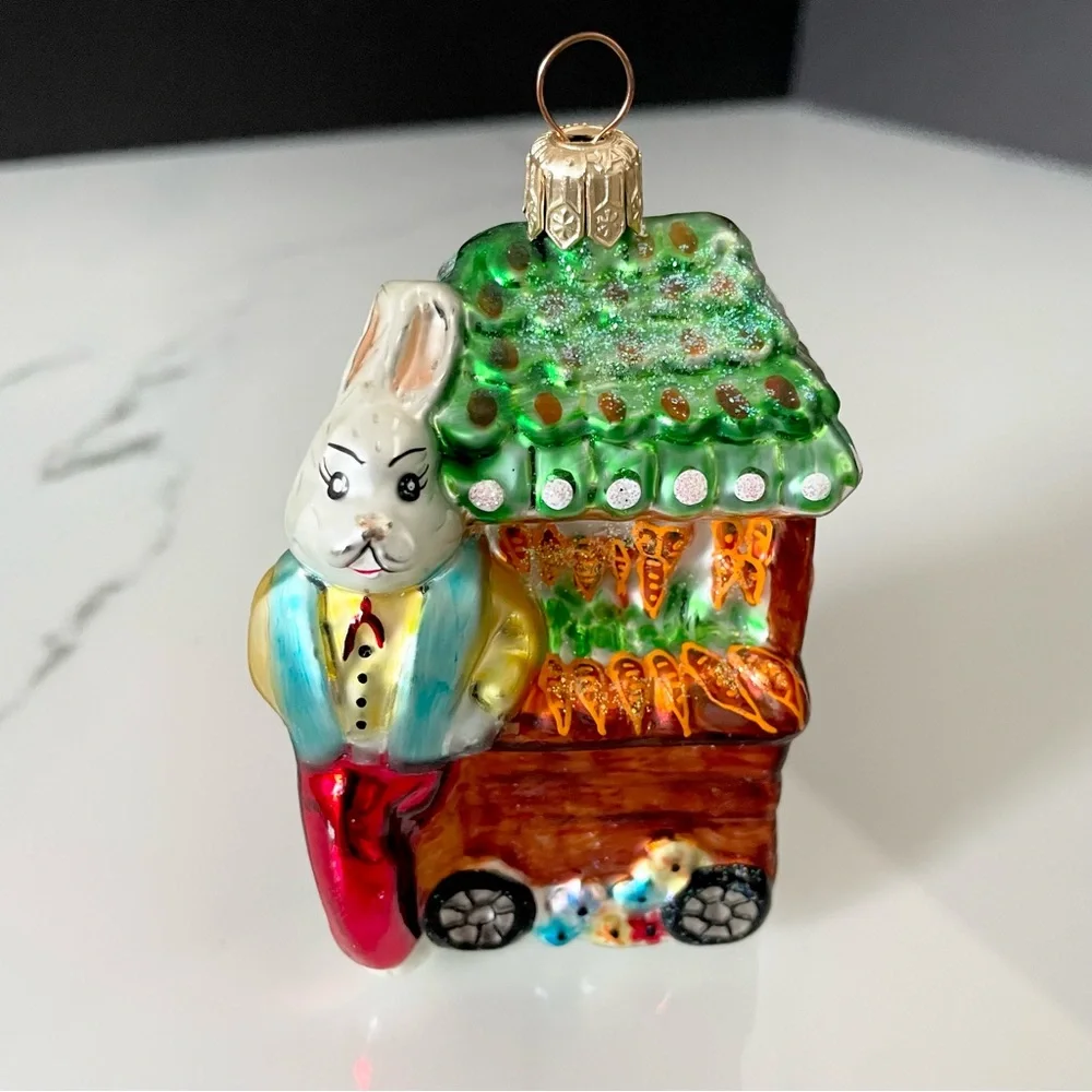 Christopher Radko carrot cart