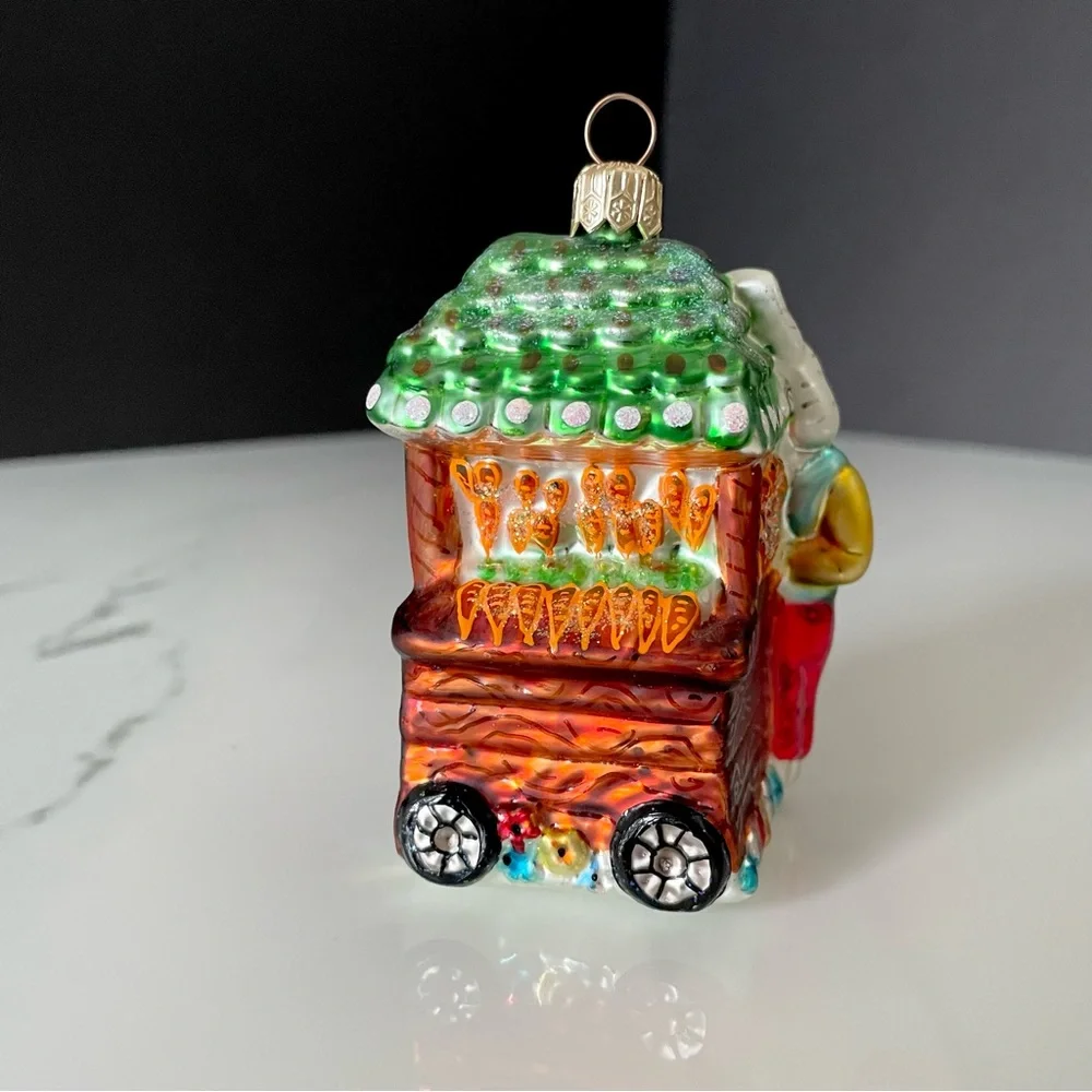Christopher Radko carrot cart