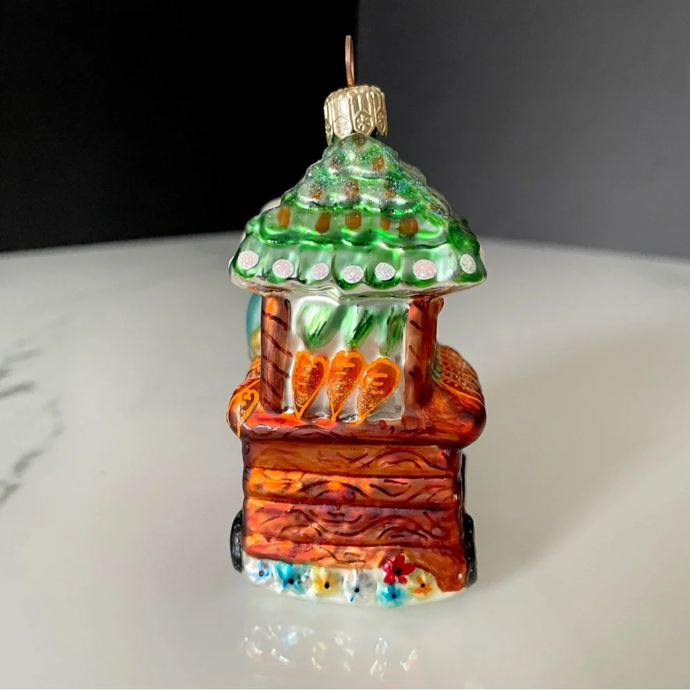Christopher Radko carrot cart