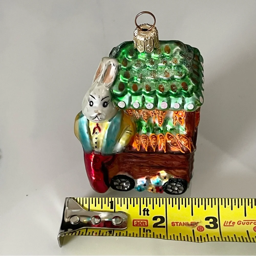 Christopher Radko carrot cart