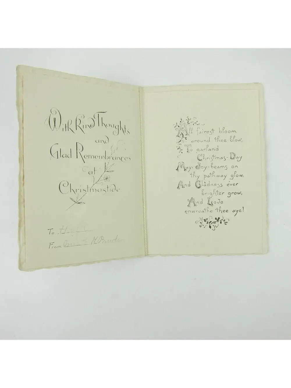 N/A victorian card