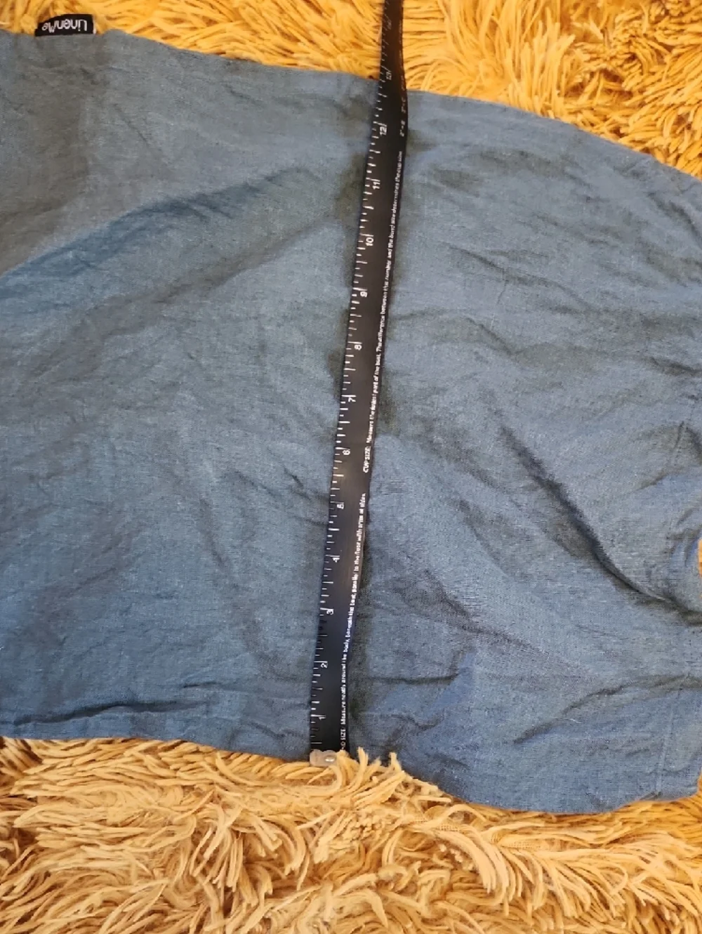Simple Linen Blue Tote Bag FINAL PRICE