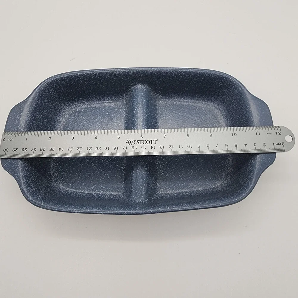 Azul Portugal Speckle Blue Casserole Dish Ceramic Bakeware WSP 12x6.5