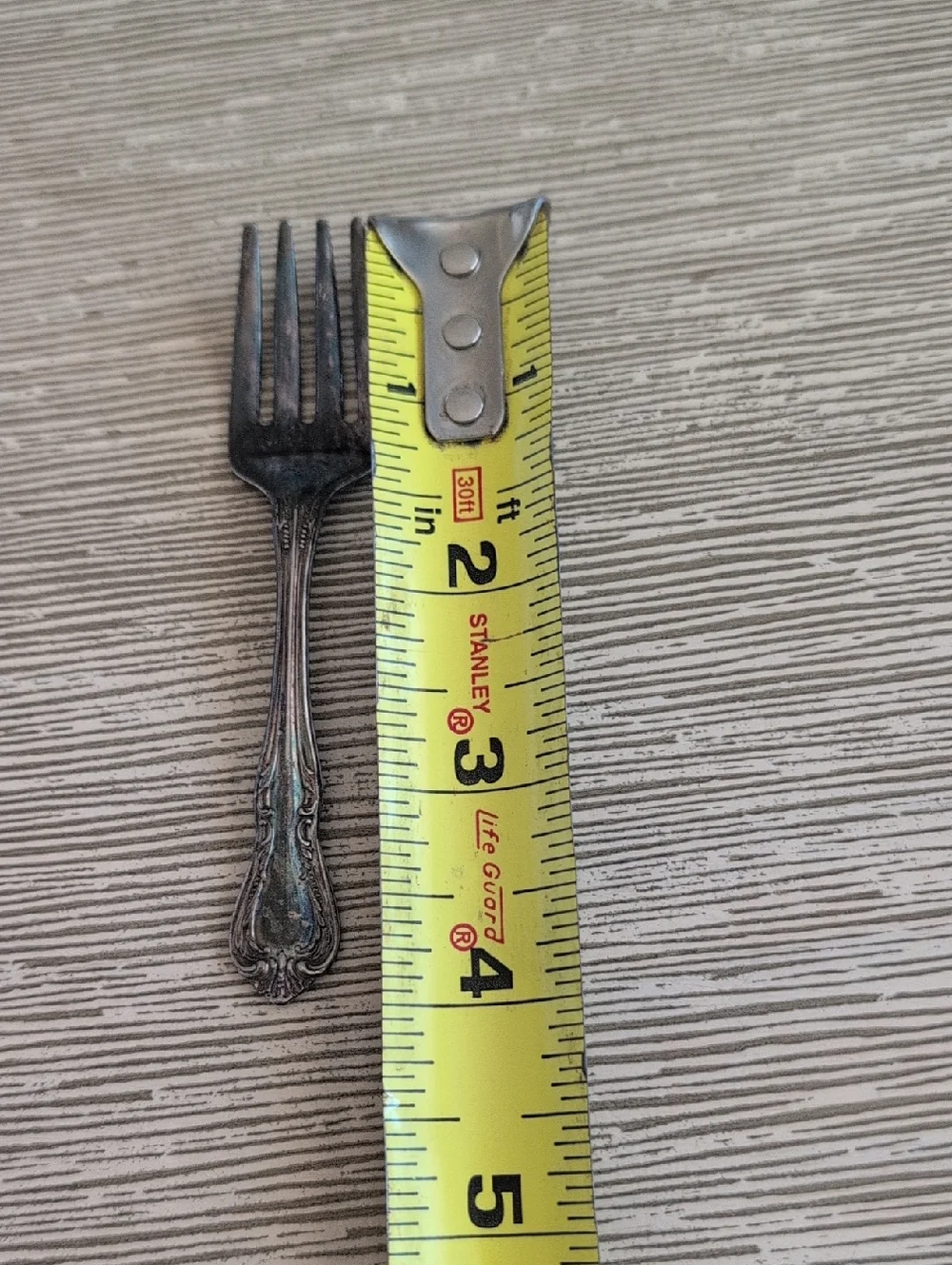 WM A Rogers Vintage Silver Small Chalis Pattern Fork - Classic Ornate Handle