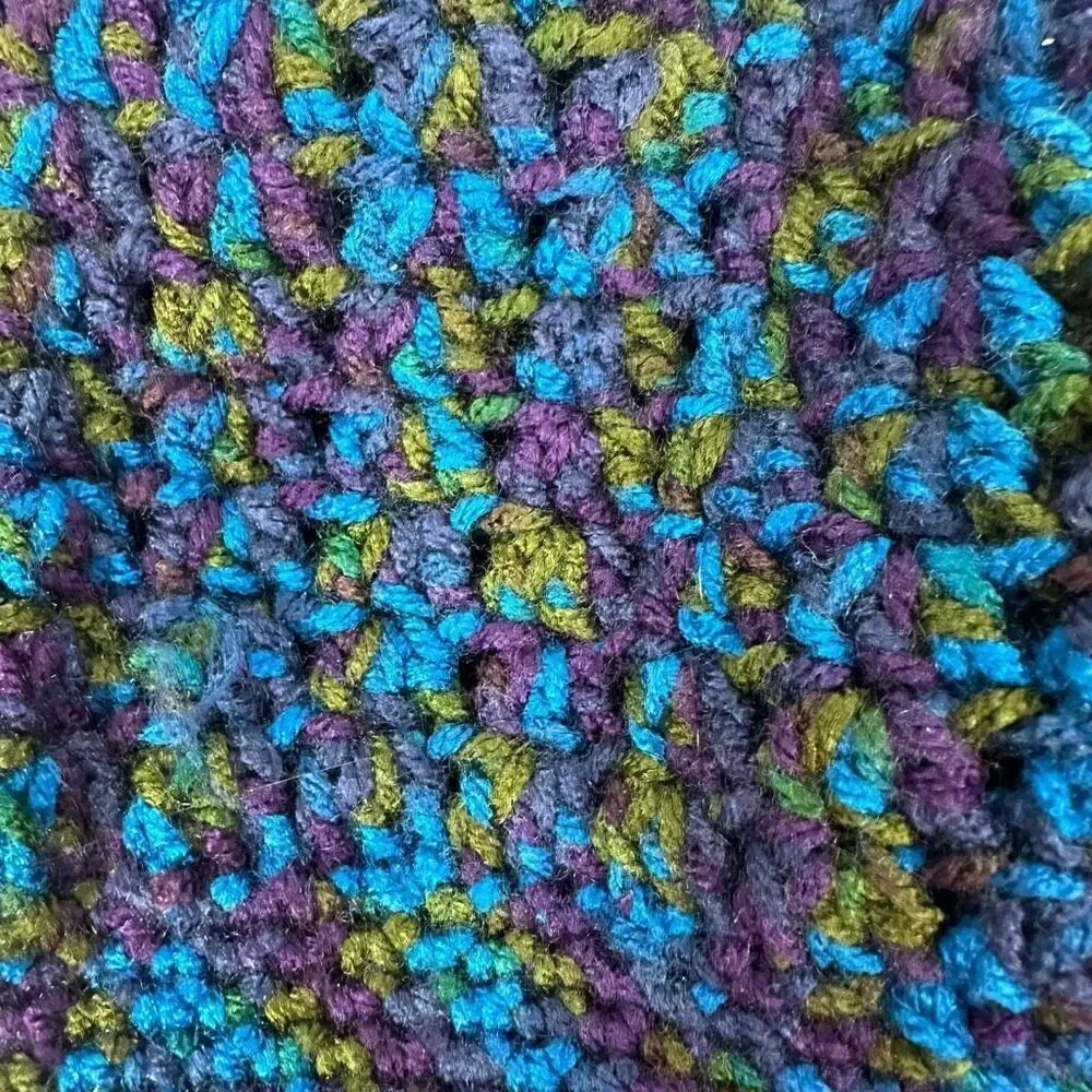 Homemade knit beanie