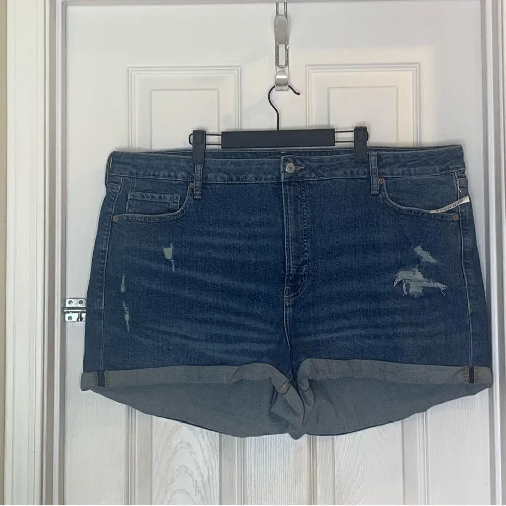 Old Navy OG Straight Hi-Rise Jean Shorts Size 24